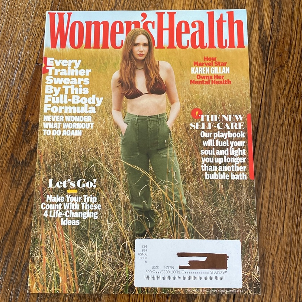 Women’s Health Magazine - July/August 2022 - Karen Gillan       fitness exercise